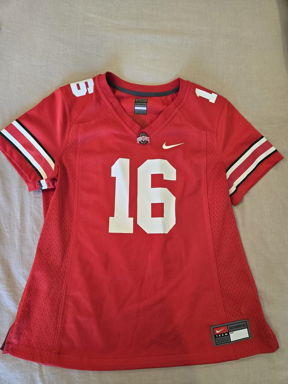 Nike Ohio State Red Football Jersey Women’s
